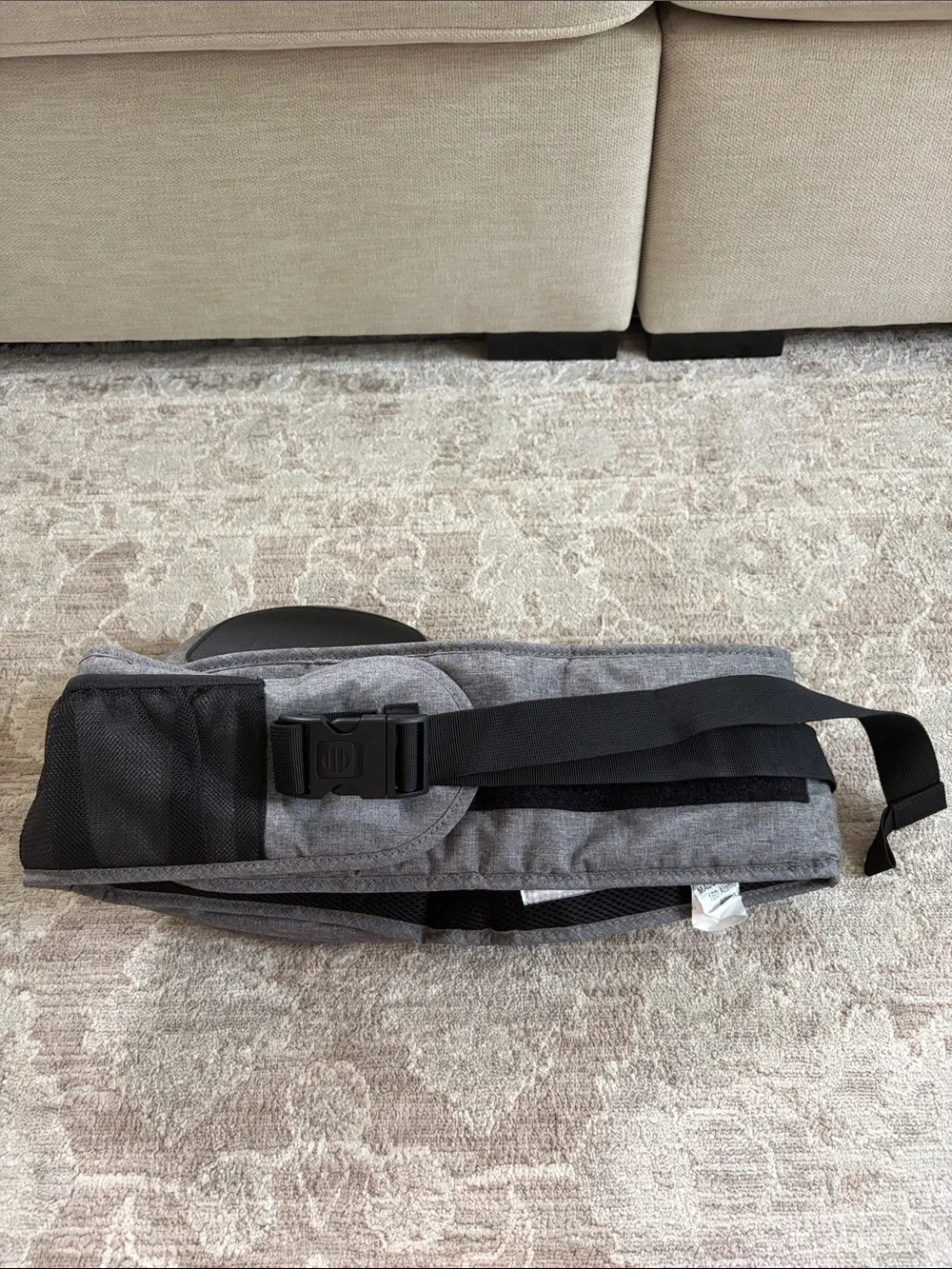 TushBaby Gray Kids Waist Belt Bag